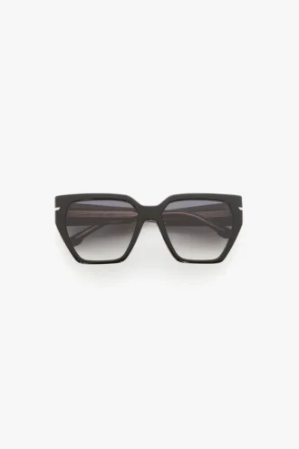 Acetat-Sonnenbrille in Schwarz