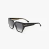 Acetat-Sonnenbrille in Schwarz