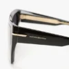 Acetat-Sonnenbrille in Schwarz