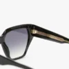 Acetat-Sonnenbrille in Schwarz