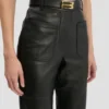 Alina-Hose aus Leder in Schwarz Alina-Hose aus Leder in Schwarz
