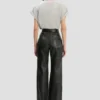 Alina-Hose aus Leder in Schwarz Alina-Hose aus Leder in Schwarz