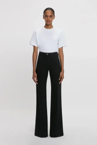 Alina Stretch-Jeans in gewaschenem Schwarz