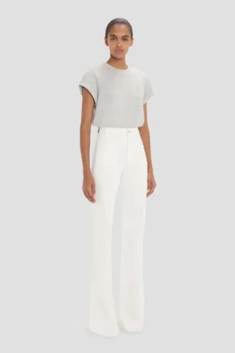 Alina-Stretchjeans in Washed White