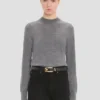 Austen-Pullover in Grau meliert Austen-Pullover in Grau meliert
