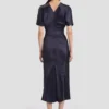 Bela Midi-Kleid in Midnight Bela Midi-Kleid in Midnight