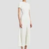 Blaire Midi-Kleid in Elfenbein Blaire Midi-Kleid in Elfenbein