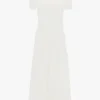 Blaire Midi-Kleid in Elfenbein Blaire Midi-Kleid in Elfenbein