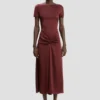 Blaire Midi-Kleid in Zinnoberrot Blaire Midi-Kleid in Zinnoberrot