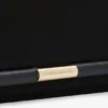 Clutch „202“ aus schwarzem Leder Clutch „202“ aus schwarzem Leder