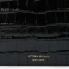 Dorian Pochette aus geprägtem schwarzem Leder Dorian Pochette aus geprägtem schwarzem Leder