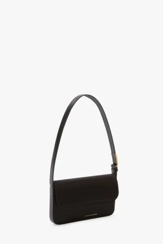 Dorian-Tasche aus schwarzem Satin