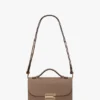 Dorian-Tasche, klein, aus taubengrauem Leder Dorian-Tasche, klein, aus taubengrauem Leder