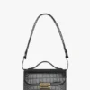 Dorian-Tasche Small aus geprägtem schwarzem Leder Dorian-Tasche Small aus geprägtem schwarzem Leder