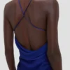 Draped Cami Gown in leuchtendem Indigo Draped Cami Gown in leuchtendem Indigo