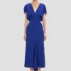 Edith Midi-Kleid in leuchtendem Indigo Edith Midi-Kleid in leuchtendem Indigo