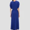 Edith Midi-Kleid in leuchtendem Indigo Edith Midi-Kleid in leuchtendem Indigo