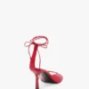 Eliza Stiletto-Sandale 75 aus rotem Leder Eliza Stiletto-Sandale 75 aus rotem Leder