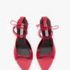 Eliza Stiletto-Sandale 75 aus rotem Leder Eliza Stiletto-Sandale 75 aus rotem Leder