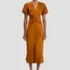 Eve Midi-Kleid in Bronze Eve Midi-Kleid in Bronze