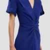 Eve Midi-Kleid in leuchtendem Indigo
