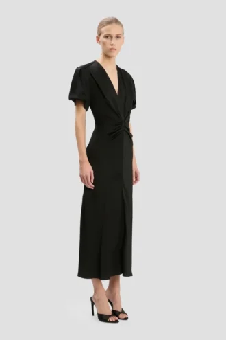 Eve Midi-Kleid in Schwarz Eve Midi-Kleid in Schwarz