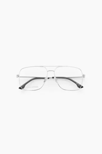 Feine Brille mit Doppelbrücke in Palladium