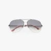 Feine Metall-Pilotenbrille in Gold-Schwarz