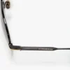 Feine Metall-Pilotenbrille in Gold-Schwarz