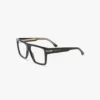 Geformter Flat-Top-Rahmen in Schwarz
