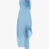 Gesmoktes Neckholder-Kleid in Ionian Blue