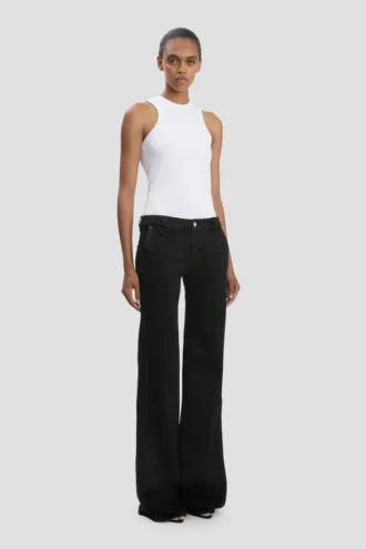Gigi-Jeans in gewaschenem Schwarz