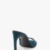 Harlow Mule 100 aus blaugrünem Satin Harlow Mule 100 aus blaugrünem Satin