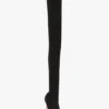Harlow Peep-Toe-Stiefel aus Stretch-Jersey 100 in Schwarz Harlow Peep-Toe-Stiefel aus Stretch-Jersey 100 in Schwarz