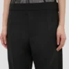 Hose mit transparenten Einsätzen in Schwarz