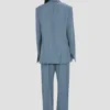 Jacke mit fallendem Revers in Wolkenblau Jacke mit fallendem Revers in Wolkenblau