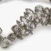 Kristall-Choker in Silber