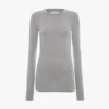 Langarm-T-Shirt in Grau meliert Langarm-T-Shirt in Grau meliert