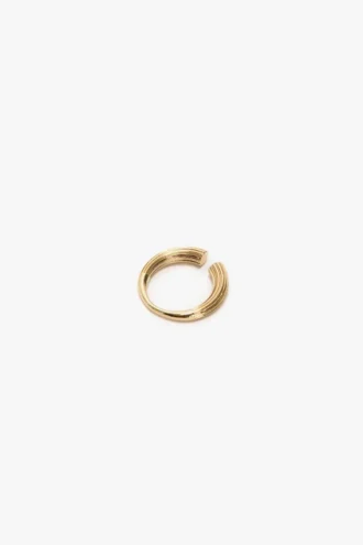 Manschettenknopf-Ring in Hellgold