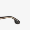 Mehrschichtige Masken-Sonnenbrille in schwarzem Farbverlauf