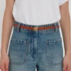 Micro Dorian Gürtel aus hellbraunem Leder Micro Dorian Gürtel aus hellbraunem Leder