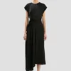 Midi-Kleid „Aria“ in Schwarz Midi-Kleid „Aria“ in Schwarz