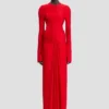 Midi-Kleid „Frances“ in Kardinalrot Midi-Kleid „Frances“ in Kardinalrot