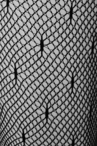 Netzstrumpfhose in Schwarz