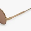 Pilotenbrille aus Metall in Gold-Blau Pilotenbrille aus Metall in Gold-Blau