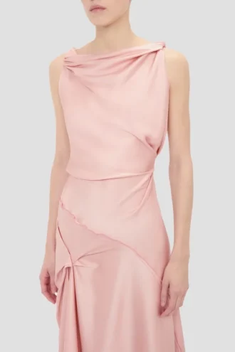 Posy Midi-Kleid in Altrosa
