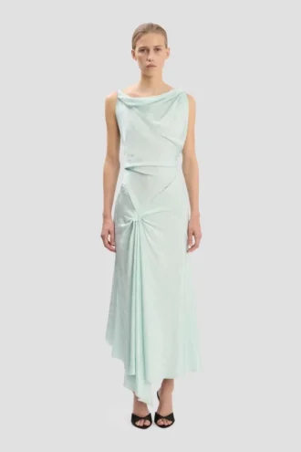 posy midi kleid in aquamarin 1 330x495 - Posy Midi-Kleid in Aquamarin