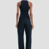 Rib-Tanktop in Marineblau Rib-Tanktop in Marineblau