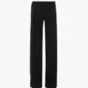 Satin-Hose mit Bund in Schwarz Satin-Hose mit Bund in Schwarz