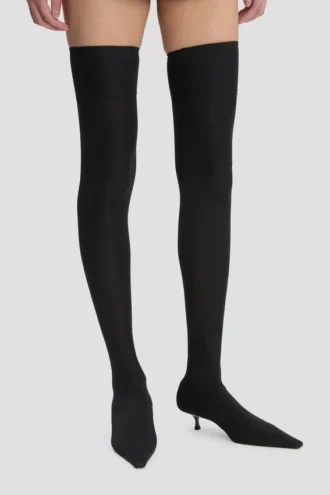Sloane Jersey-Stiefel 45 in Schwarz